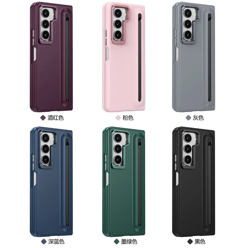 Shockproof Case with Metal Lens Ring & S Pen Slot for Samsung Galaxy Z Fold 7