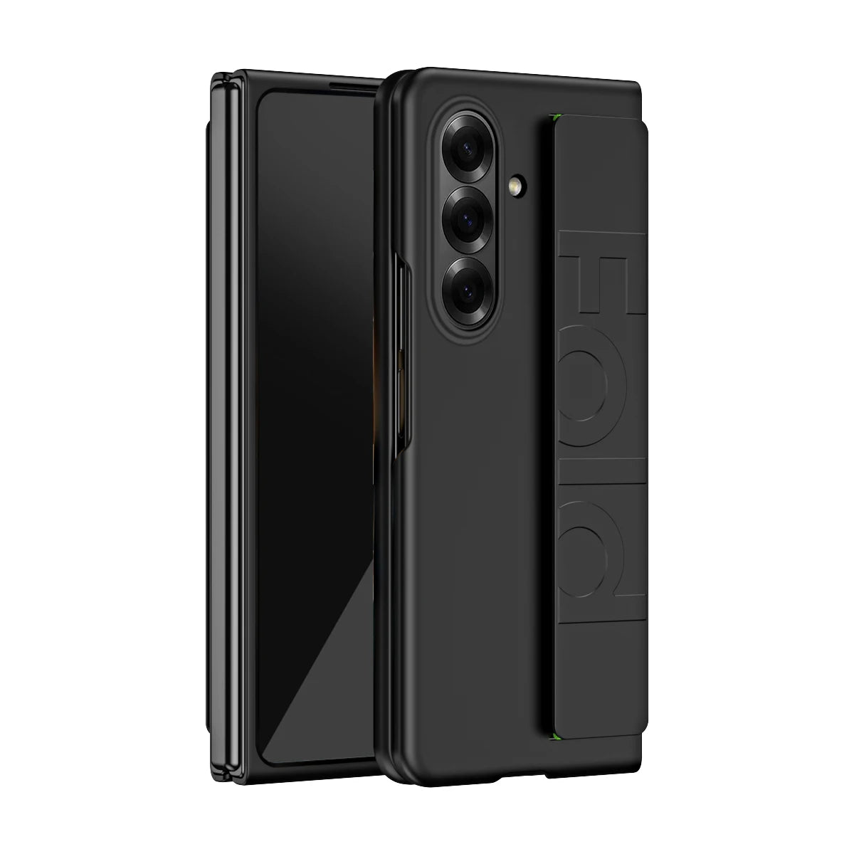 Luxury Matte Slim Case with Wrist Strap for Samsung Galaxy Z Fold 8