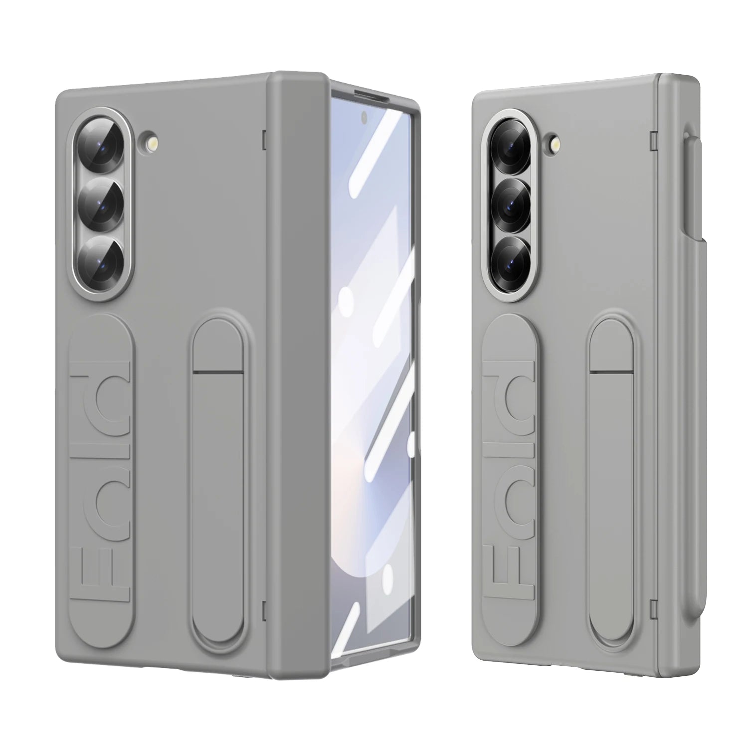 Wristband Hinge Case with S Pen Slot & Screen Protector for Samsung Galaxy Z Fold 7
