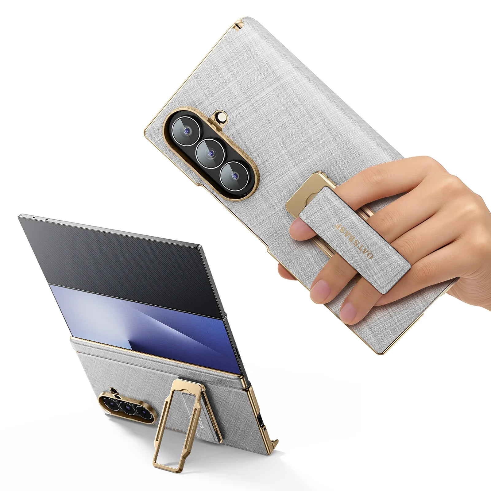 Luxury Strap Stand Case for Galaxy Z Trifold