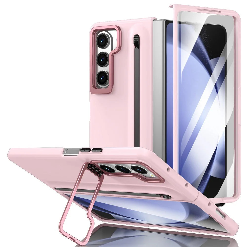 Shockproof Case with Metal Lens Ring & S Pen Slot for Samsung Galaxy Z Fold 7