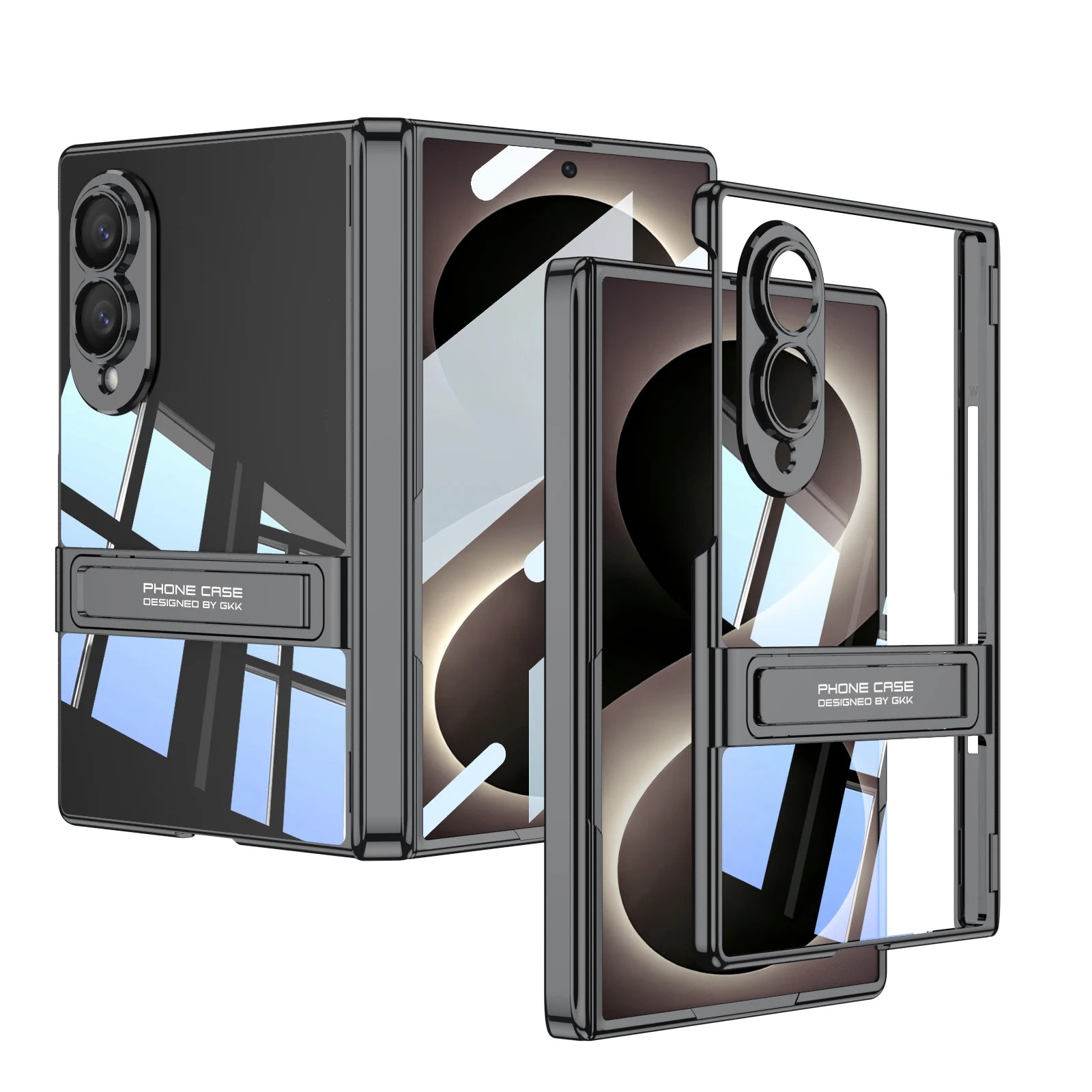Crystal Clear Kickstand Case for Galaxy Z Fold 8