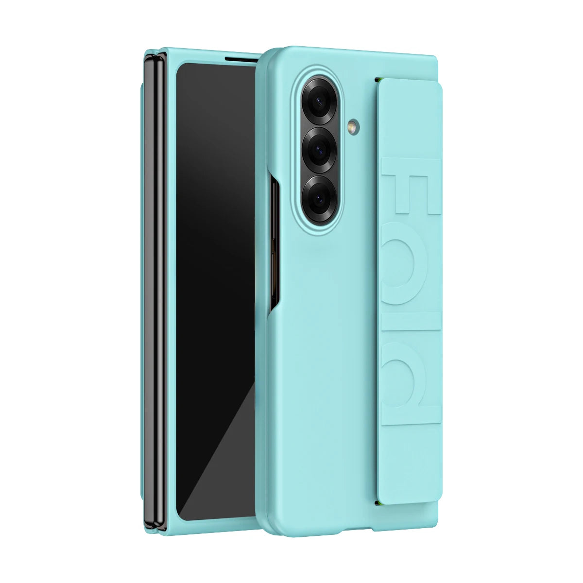 Luxury Matte Slim Case with Wrist Strap for Samsung Galaxy Z Fold 8