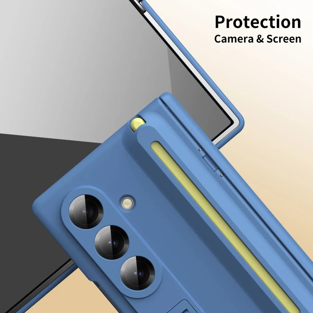 Luxury Shockproof Case with Fold-Out Stand & S Pen for Samsung Galaxy Z Fold 8