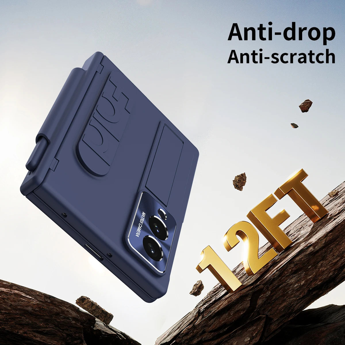 Armor Wristband Case with Hinge Guard & Screen Film for Samsung Galaxy Z Fold 8