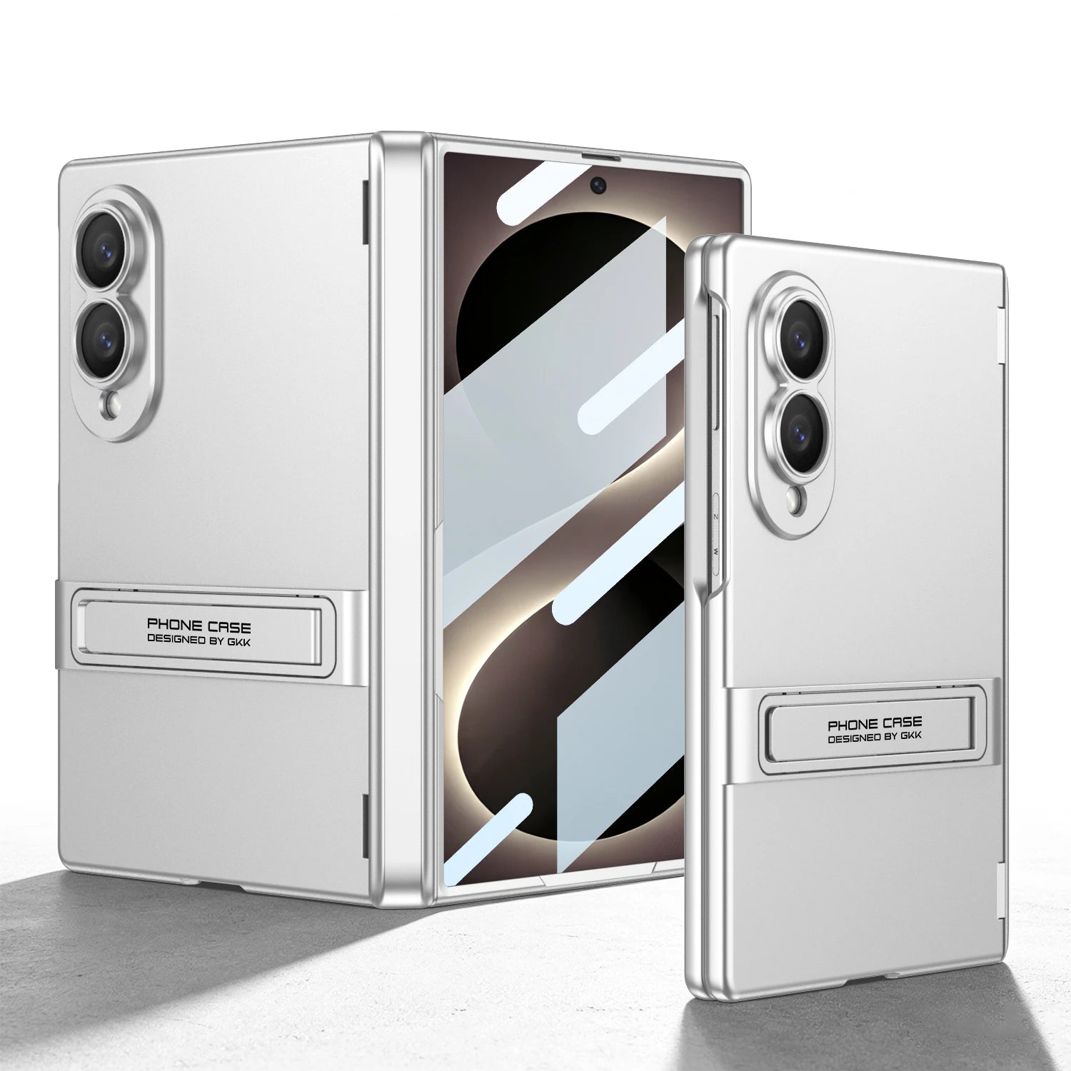 Luxury Slim Matte Invisible Stand Case For Galaxy Z Fold 8 Series