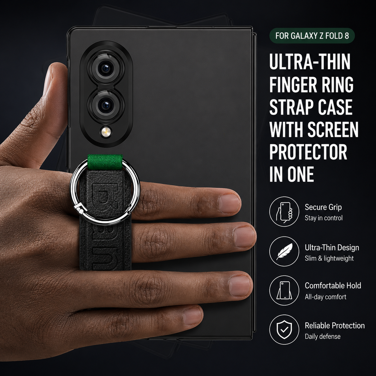 Ultra-Thin Wristband Case For Samsung Galaxy Z Fold 8 Series