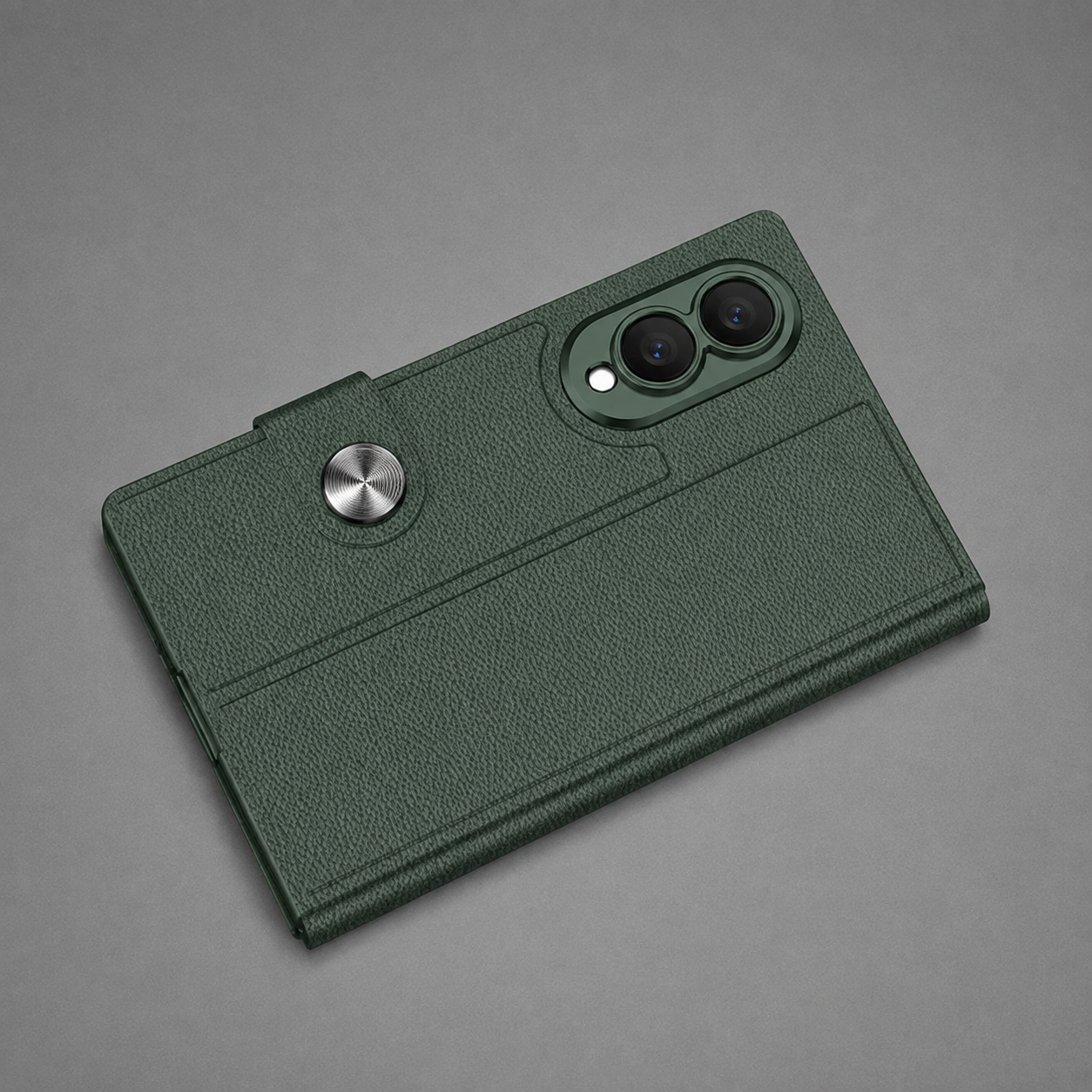 Premium Leather Flip Case For Galaxy Z Fold 8 Series