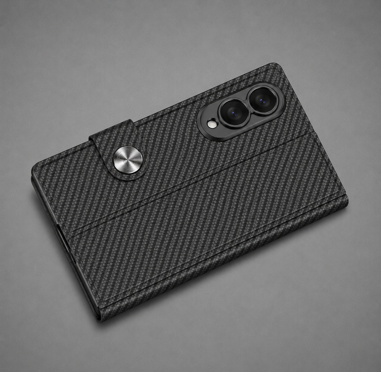 Premium Leather Flip Case For Galaxy Z Fold 8 Series