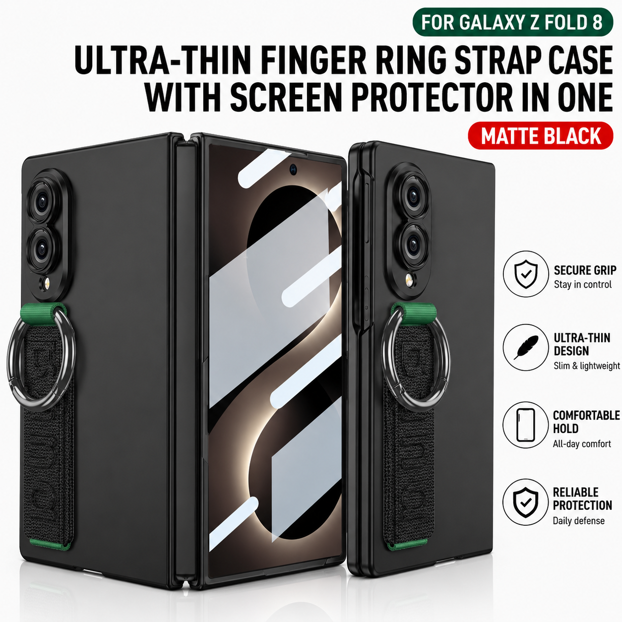 Ultra-Thin Wristband Case For Samsung Galaxy Z Fold 8 Series