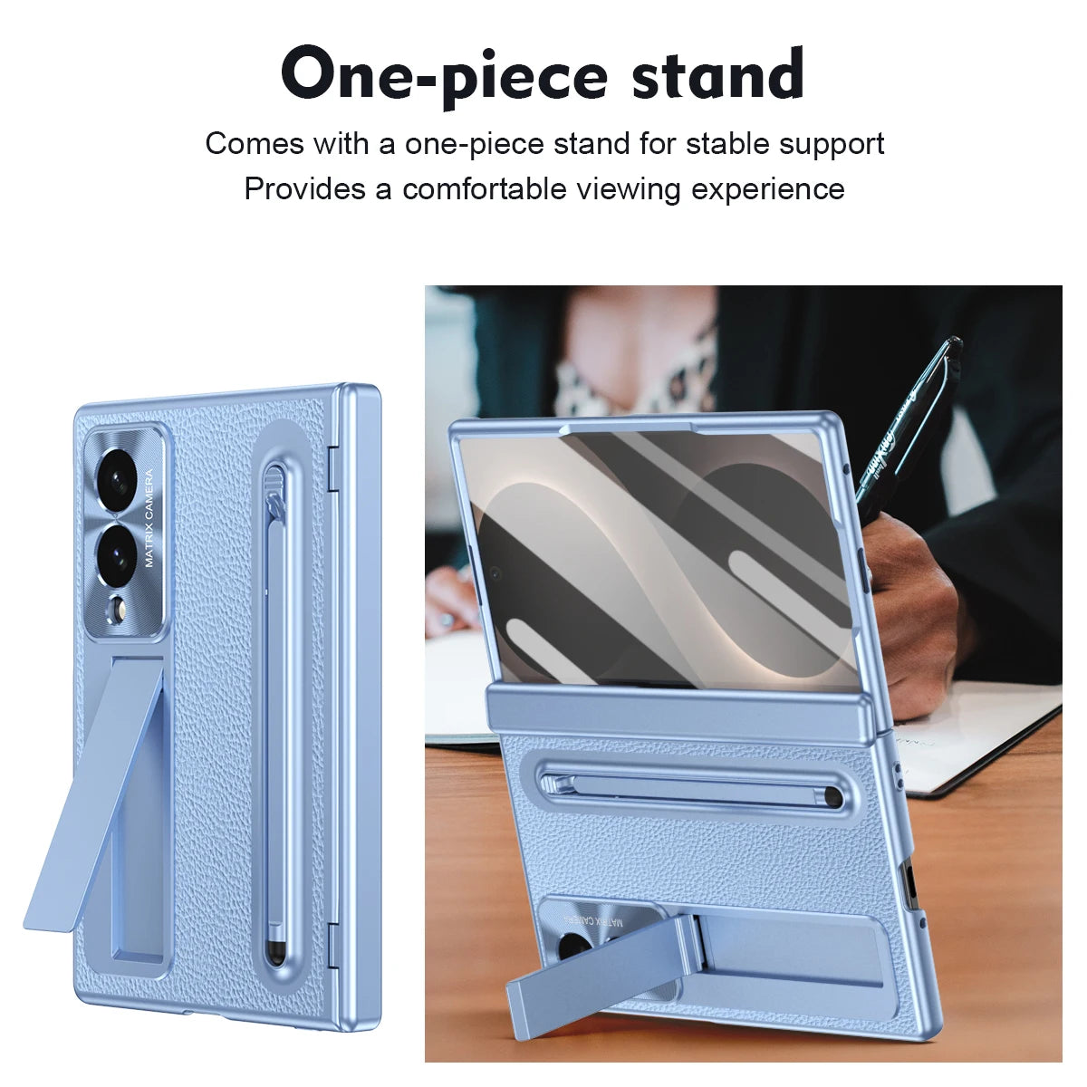 Slim Case with Hidden Stand & Pen Slot for Samsung Galaxy Z Fold 8