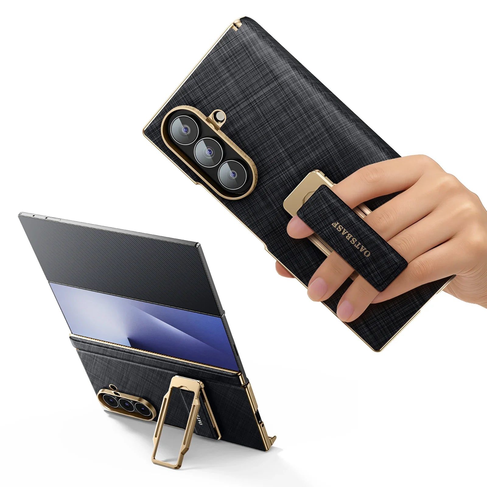 Luxury Strap Stand Case for Galaxy Z Trifold