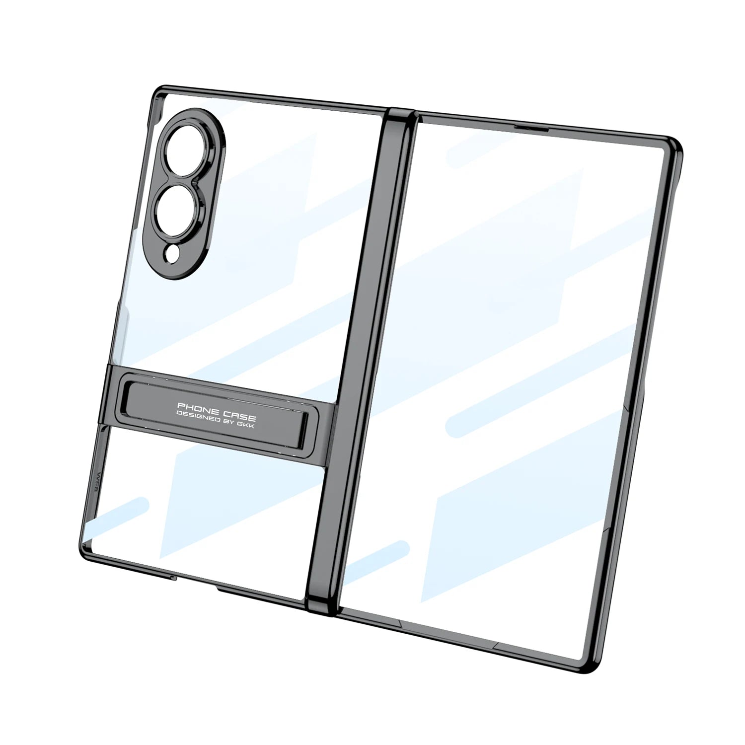 Crystal Clear Kickstand Case for Galaxy Z Fold 8