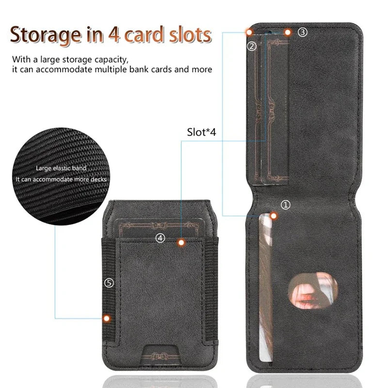 2-in-1 MagSafe Leather Wallet Case with Card Holder for Samsung Galaxy Z Fold 7
