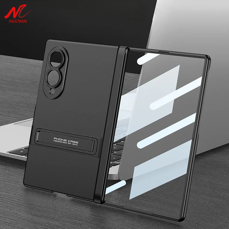 Luxury Slim Matte Invisible Stand Case For Galaxy Z Fold 8 Series