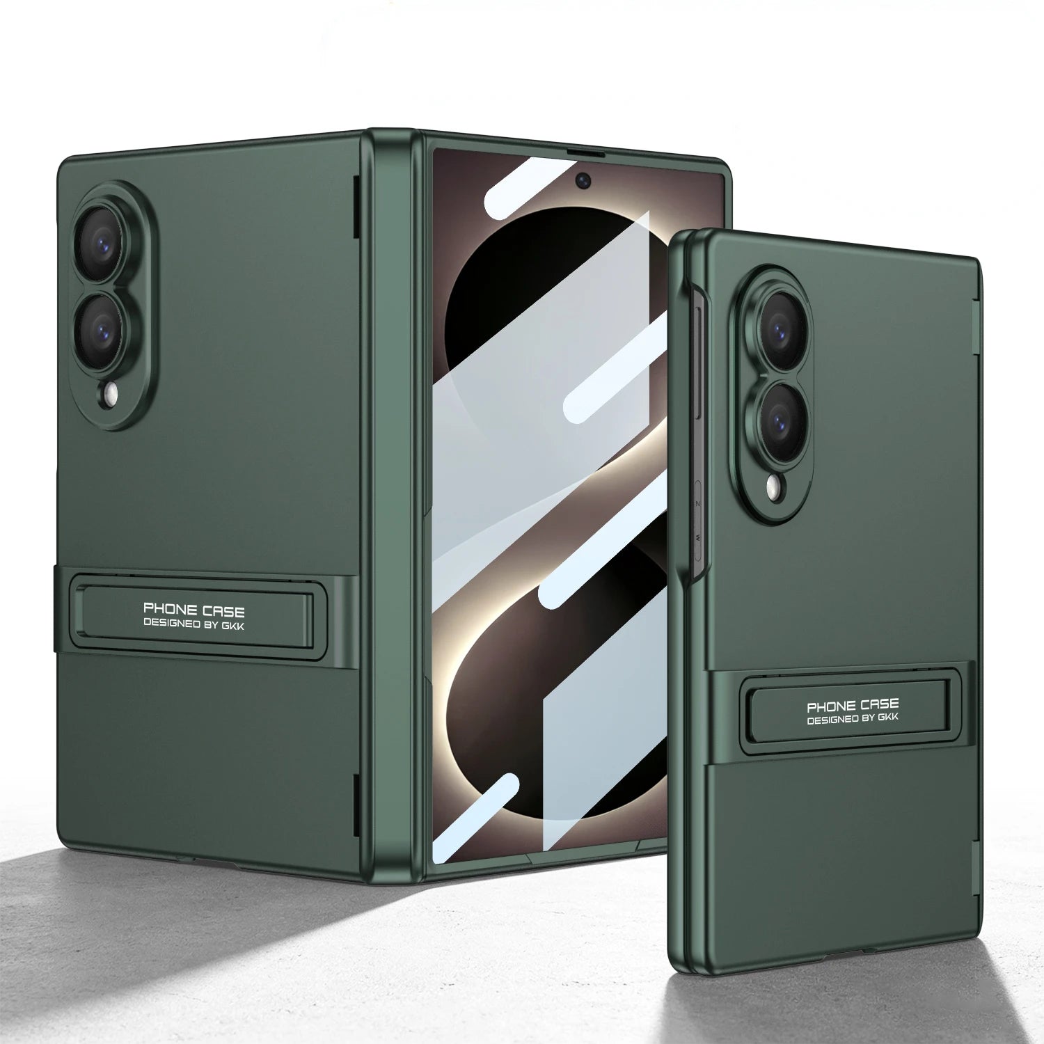 Luxury Slim Matte Invisible Stand Case For Galaxy Z Fold 8 Series