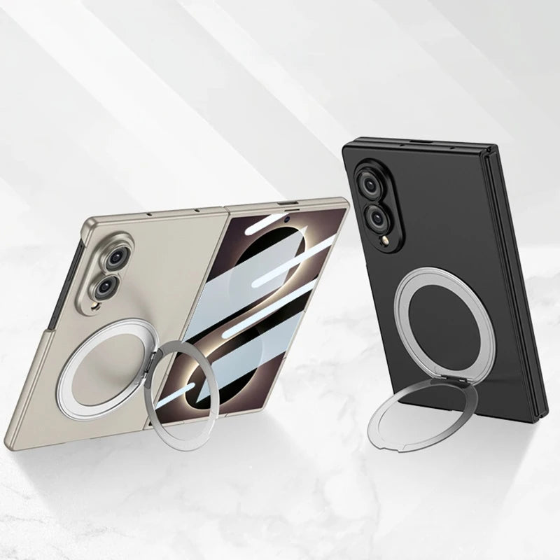 360° Magnetic Ring Stand Case For Galaxy Z Fold 8 Series