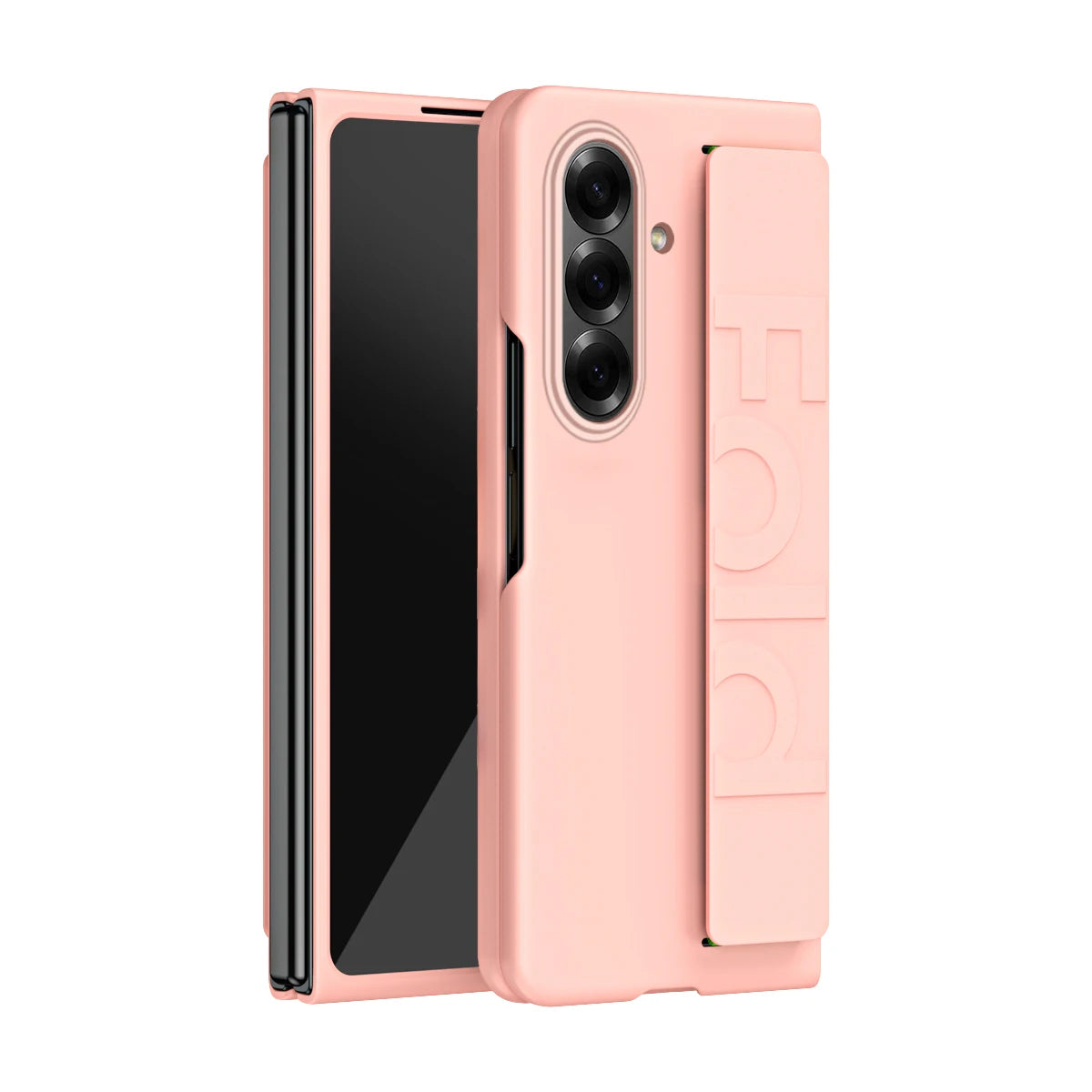 Luxury Matte Slim Case with Wrist Strap for Samsung Galaxy Z Fold 8