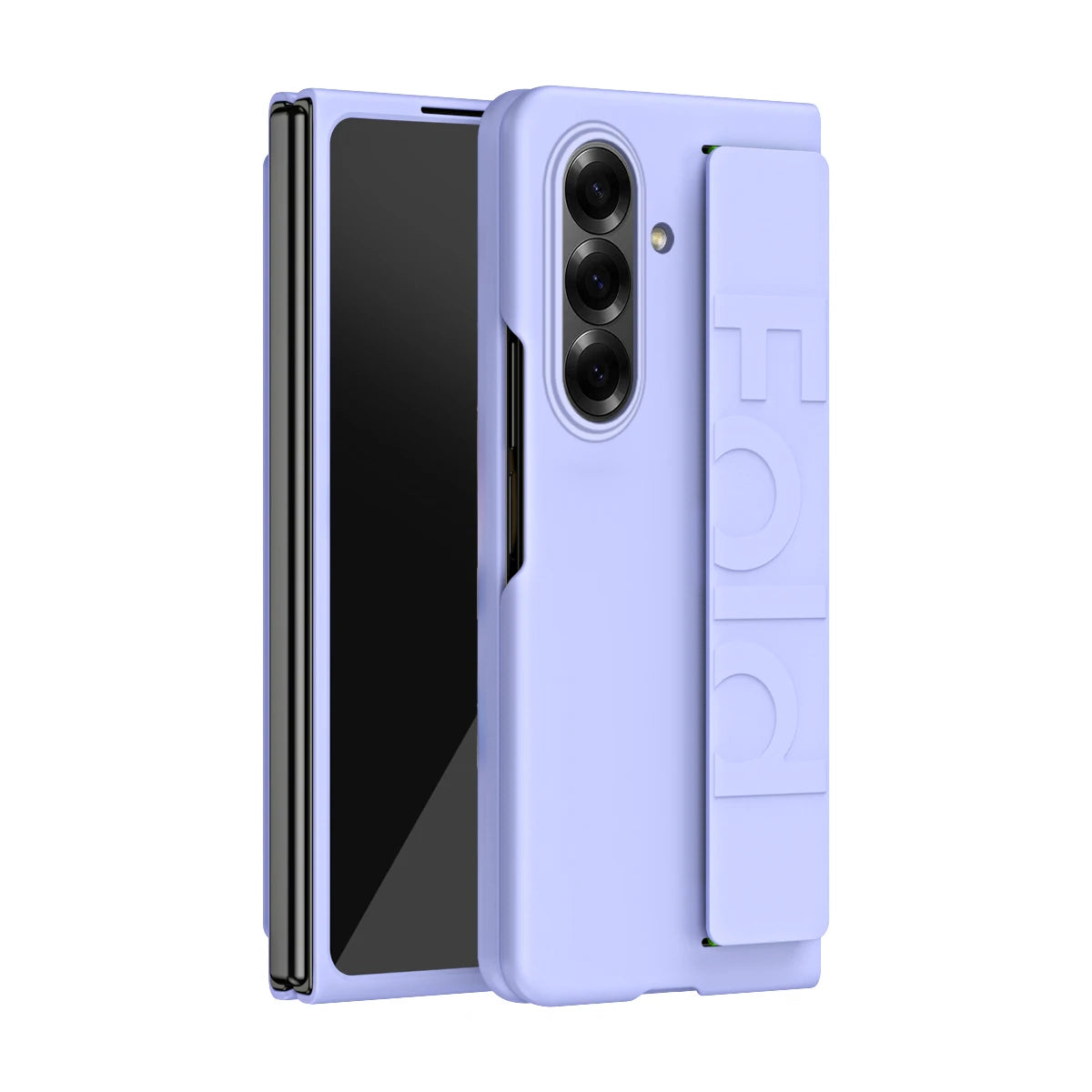 Luxury Matte Slim Case with Wrist Strap for Samsung Galaxy Z Fold 8