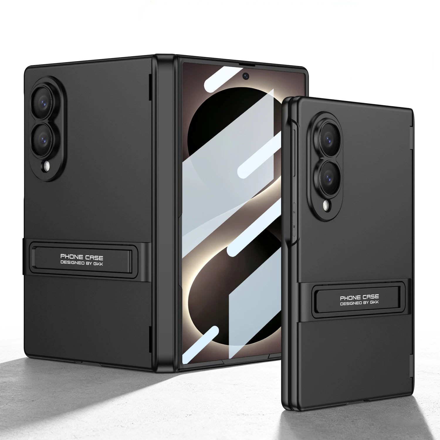 Luxury Slim Matte Invisible Stand Case For Galaxy Z Fold 8 Series