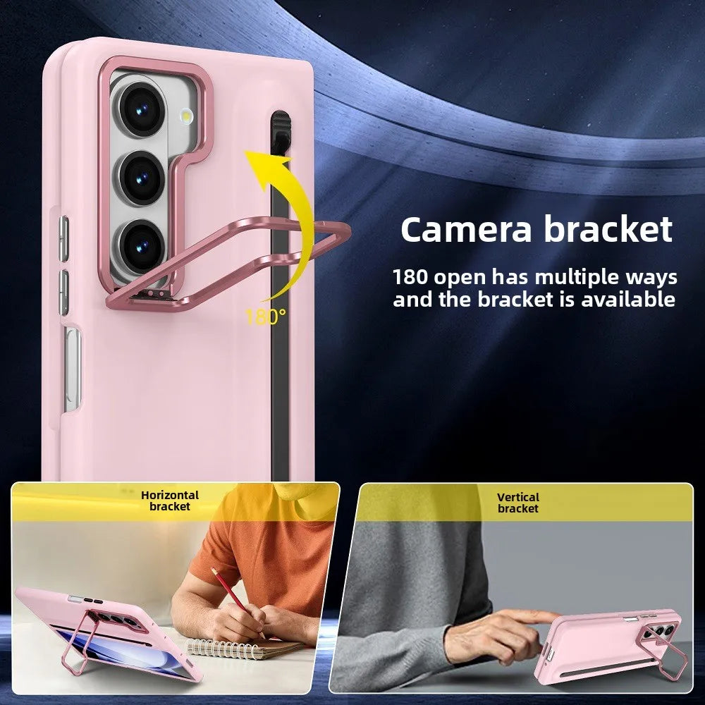 Shockproof Case with Metal Lens Ring & S Pen Slot for Samsung Galaxy Z Fold 7