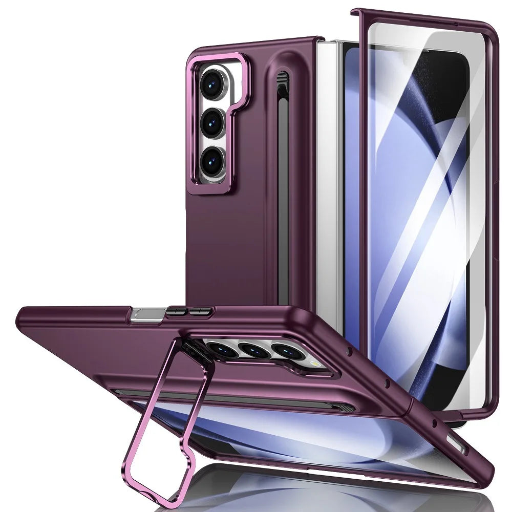 Shockproof Case with Metal Lens Ring & S Pen Slot for Samsung Galaxy Z Fold 7