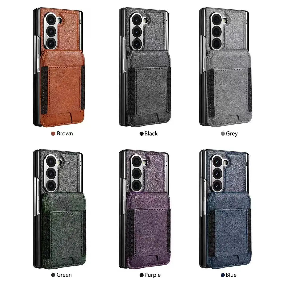 2-in-1 MagSafe Leather Wallet Case with Card Holder for Samsung Galaxy Z Fold 7